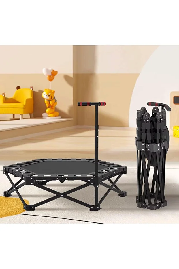 Leyaton Tutmalı KATLANIR Step Trambolin 106 Cm Yetişkin -Çocuk